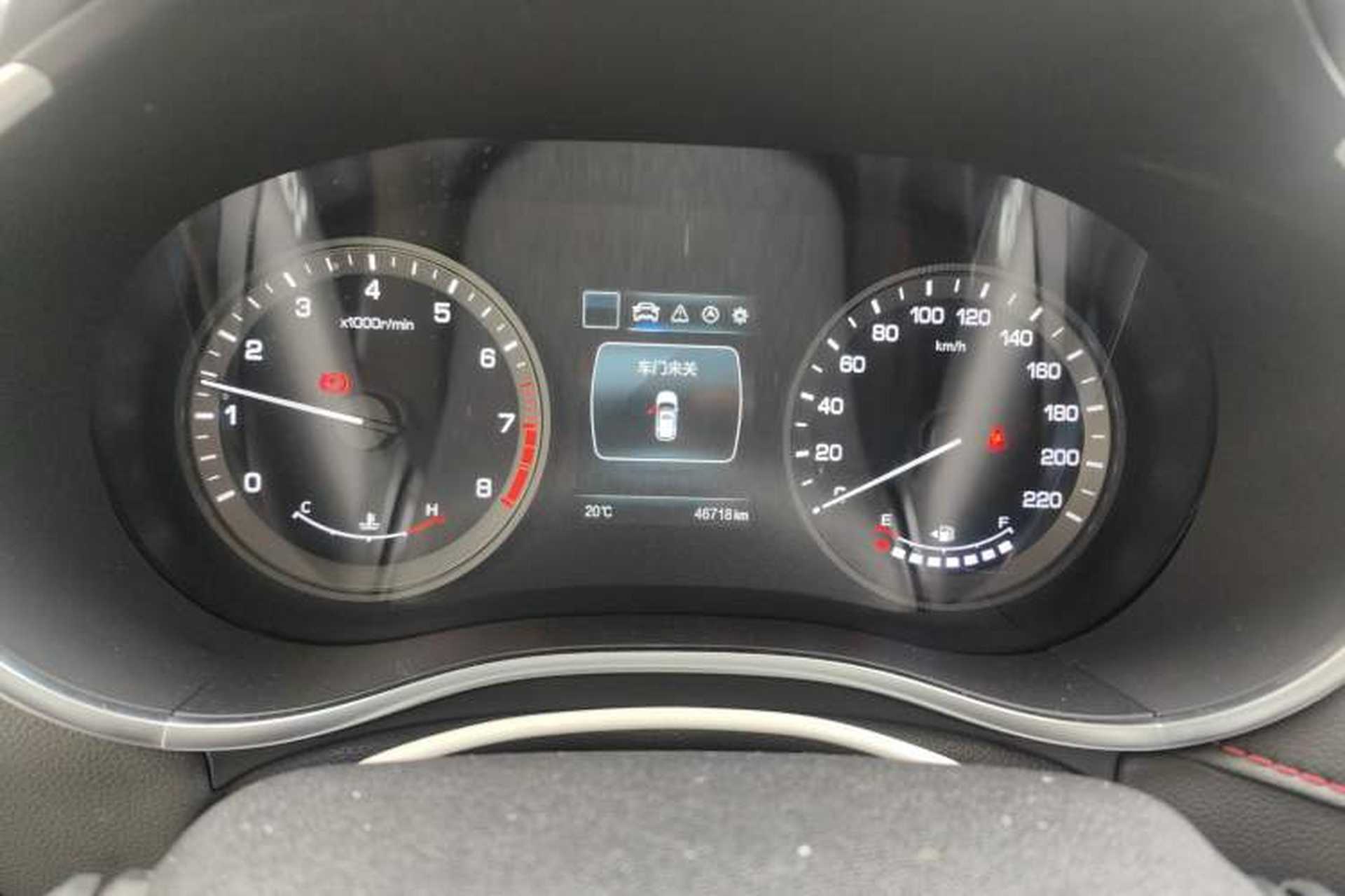 Used CHANGAN CS55 2019 1.5T Manual Colorful Model China VI Standard Instrument Cluster