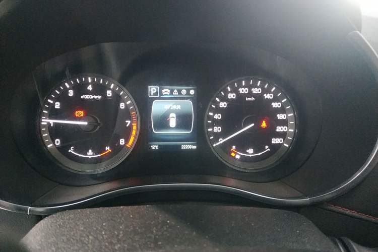 Used CHANGAN CS55 2019 1.5T Automatic Colorful Edition China VI Standard Instrument Cluster