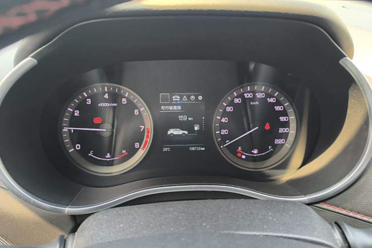 Used CHANGAN CS55 2019 1.5T Manual Colorful Model China VI Standard Instrument Cluster