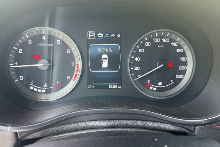 Used CHANGAN CS55 2019 1.5T Automatic Xuan Dong Model China VI Standard Odometer Close Up