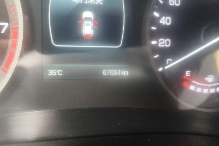 Used CHANGAN CS55 2019 1.5T Automatic Colorful Edition China VI Standard Odometer Close Up