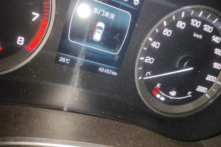 Used CHANGAN CS55 2019 1.5T Automatic Colorful Edition China VI Standard Odometer Close Up