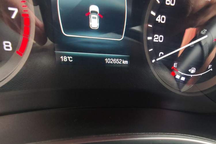 Used CHANGAN CS55 2019 1.5T Automatic Colorful Edition China VI Standard Odometer Close Up