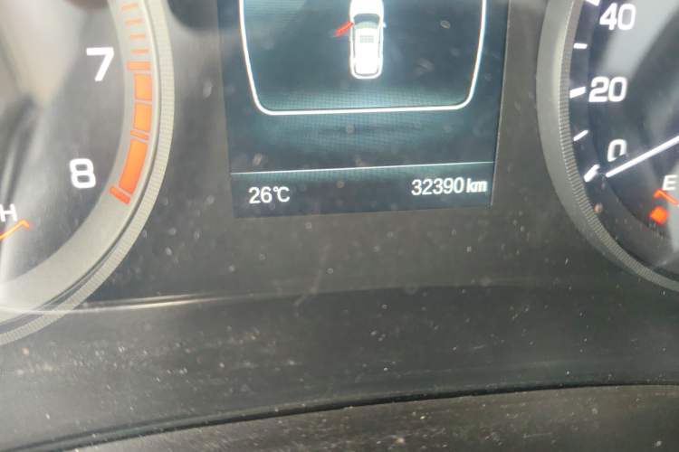 Used CHANGAN CS55 2019 1.5T Automatic Xuan Dong Model China VI Standard Odometer Close Up