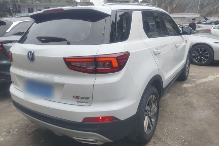 Used CHANGAN CS55 2019 1.5T Automatic Colorful Edition China VI Standard Rear Right 45 Deg