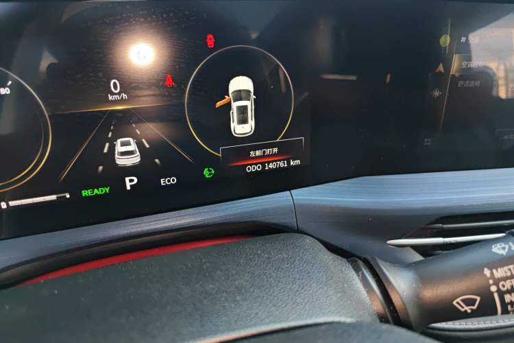 Used CHANGAN CS55 Electric Version 2020 Ultra-Long Range Smart Enjoyment Edition Odometer Close Up