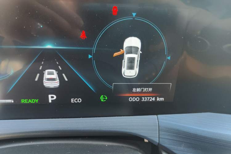 Used CHANGAN CS55 Electric Version 2020 Ultra-Long Range Smart Enjoyment Edition Odometer Close Up
