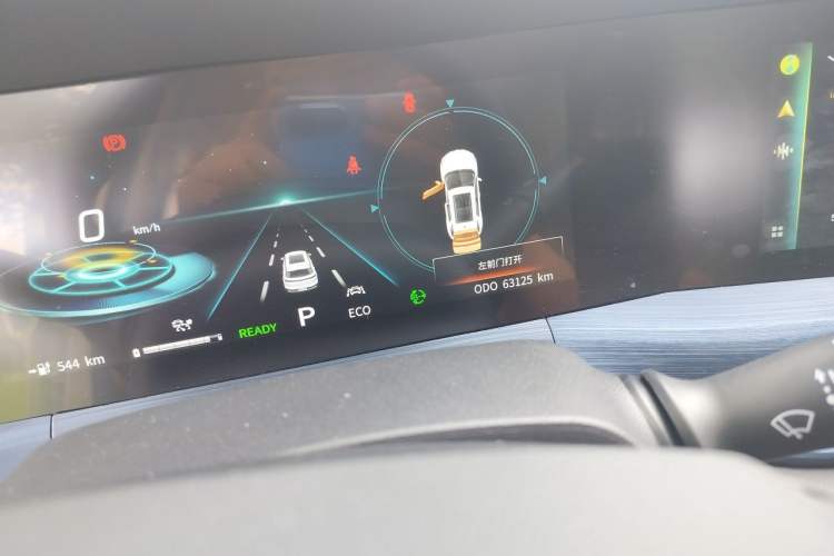 Used CHANGAN CS55 Electric Version 2020 Ultra-Long Range Luxury Edition Odometer Close Up