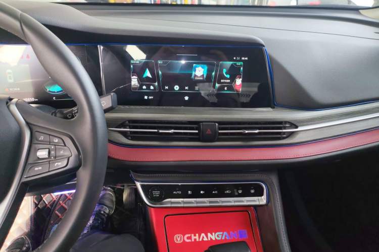 Used CHANGAN CS55PLUS 2020 1.5T Automatic Colorful Model Audio And AC Panel