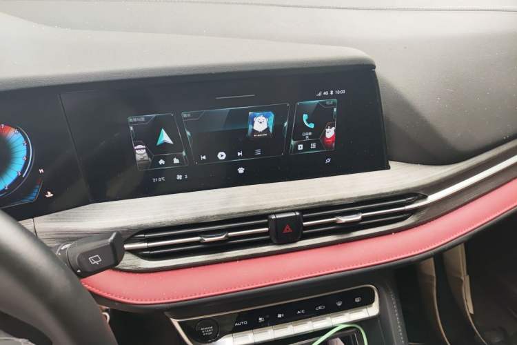 Used CHANGAN CS55PLUS 2020 1.5T Automatic Colorful Model Audio And AC Panel