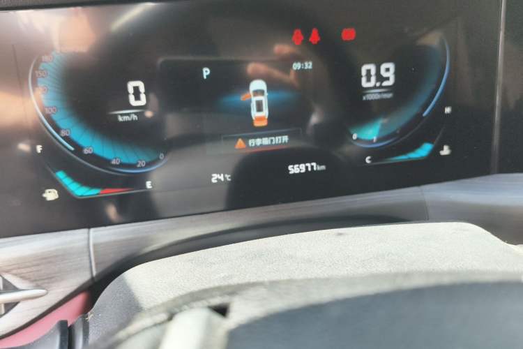 Used CHANGAN CS55PLUS 2020 1.5T Automatic Colorful Model Odometer Close Up