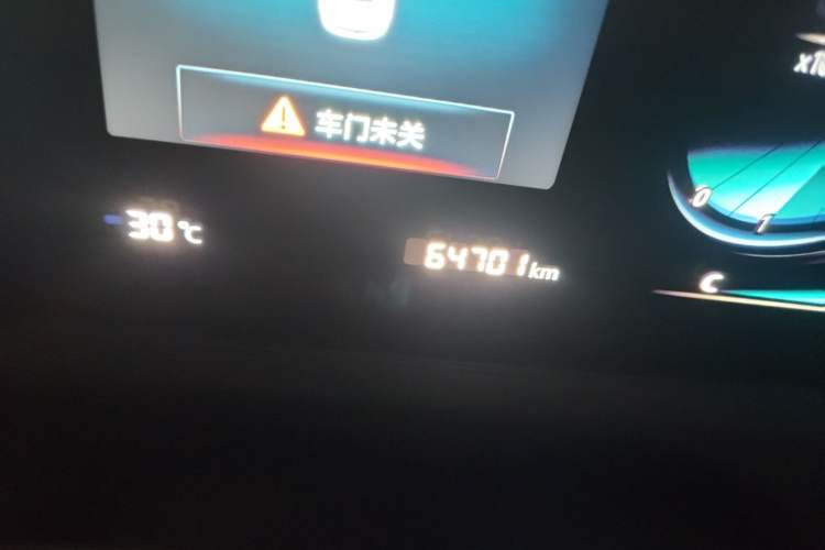 Used CHANGAN CS55PLUS 2020 1.5T Manual Colorful Model Odometer Close Up
