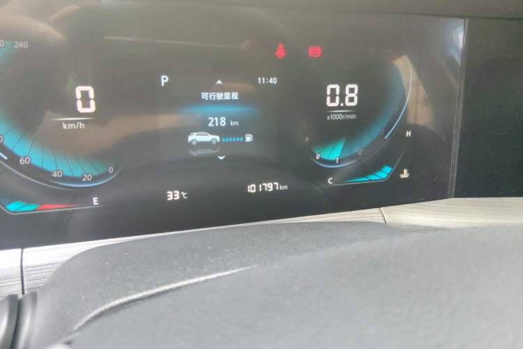 Used CHANGAN CS55PLUS 2020 1.5T Automatic Colorful Model Odometer Close Up