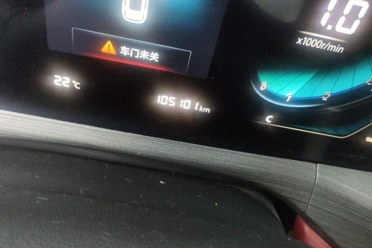 Used CHANGAN CS55PLUS 2020 1.5T Manual Colorful Model Odometer Close Up