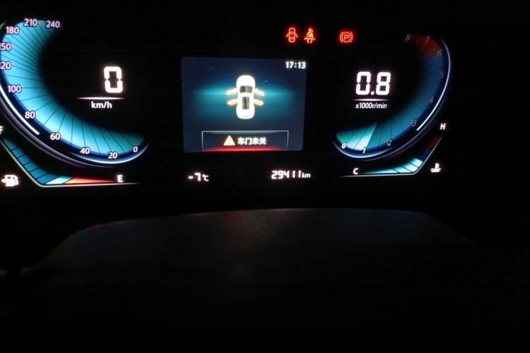Used CHANGAN CS55PLUS 2020 1.5T Manual Colorful Model Odometer Close Up