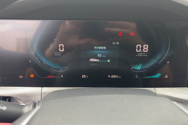Used CHANGAN CS55PLUS 2020 1.5T Manual Colorful Model Odometer Close Up