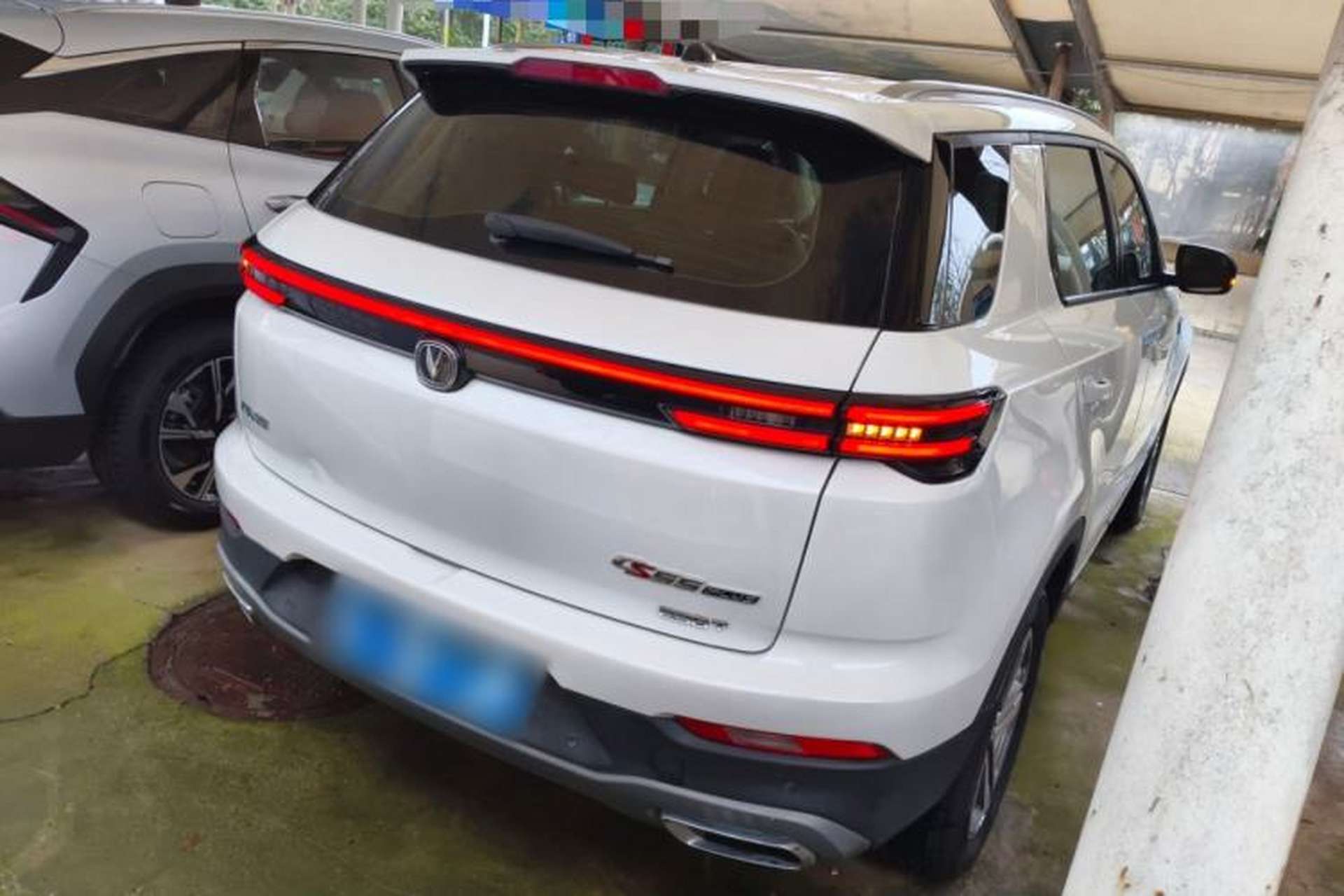 Used CHANGAN CS55PLUS 2020 1.5T Manual Colorful Model Rear Right 45 Deg