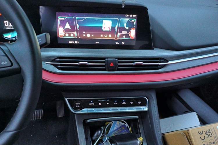 Used CHANGAN CS55PLUS 2021 Blue Whale Edition 1.5T DCT Prestige Model Audio And AC Panel
