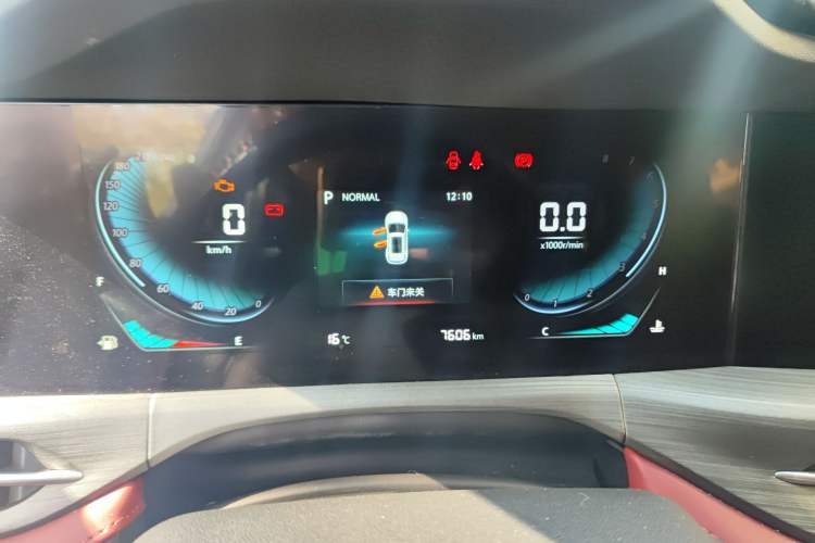 Used CHANGAN CS55PLUS 2021 Blue Whale Edition 1.5T DCT Luxury Model Instrument Cluster