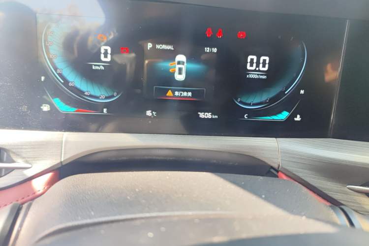 Used CHANGAN CS55PLUS 2021 Blue Whale Edition 1.5T DCT Luxury Model Odometer Close Up