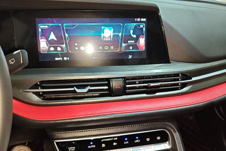 Used CHANGAN CS55PLUS 2021 Blue Whale Edition 1.5T DCT Luxury Model Audio And AC Panel