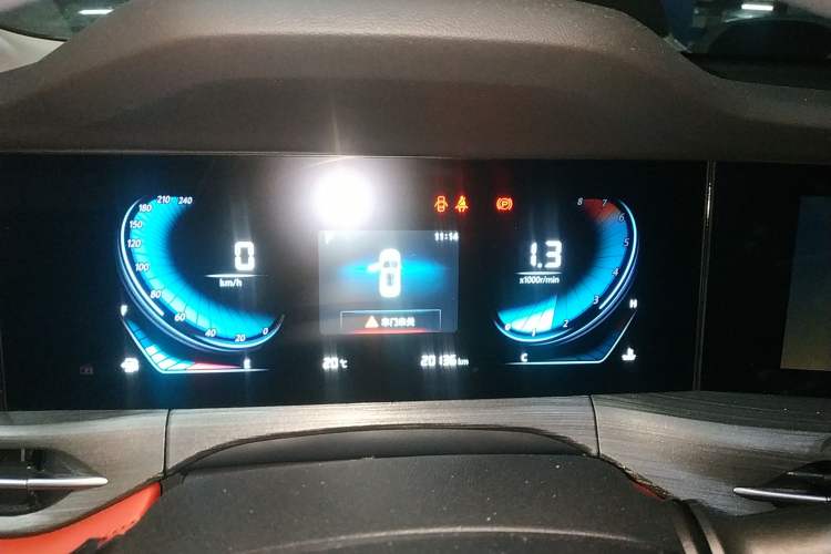Used CHANGAN CS55PLUS 2021 Blue Whale Edition 1.5T DCT Luxury Model Instrument Cluster