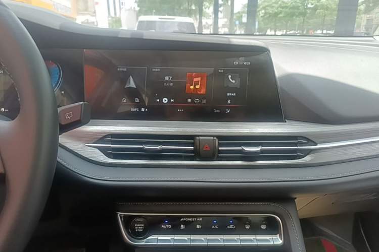 Used CHANGAN CS55PLUS 2021 Blue Whale Edition 1.5T DCT Prestige Model Audio And AC Panel