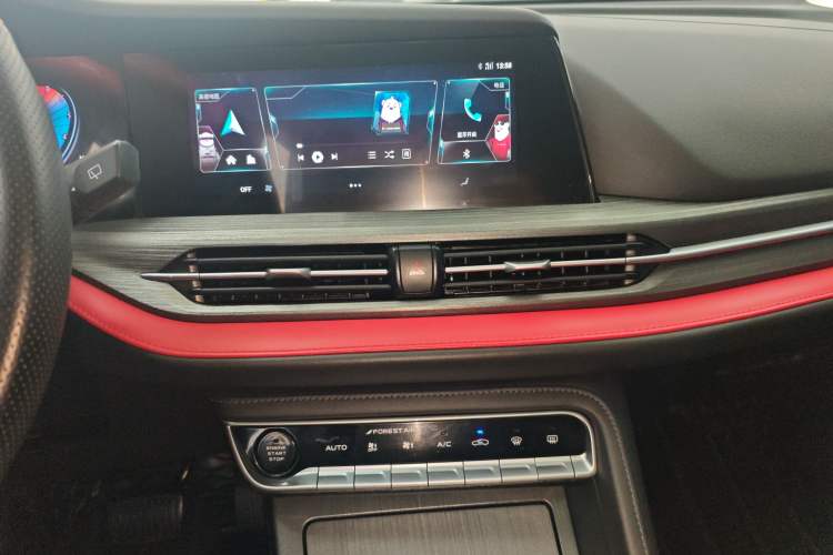 Used CHANGAN CS55PLUS 2021 Blue Whale Edition 1.5T DCT Luxury Model Audio And AC Panel