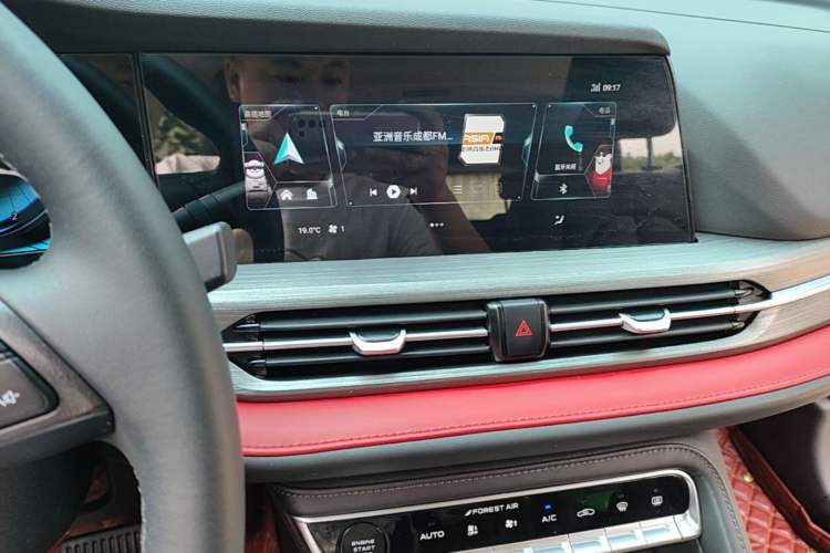 Used CHANGAN CS55PLUS 2021 Blue Whale Edition 1.5T DCT Luxury Model Audio And AC Panel