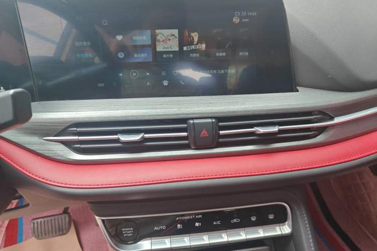 Used CHANGAN CS55PLUS 2021 Blue Whale Edition 1.5T DCT Prestige Model Audio And AC Panel