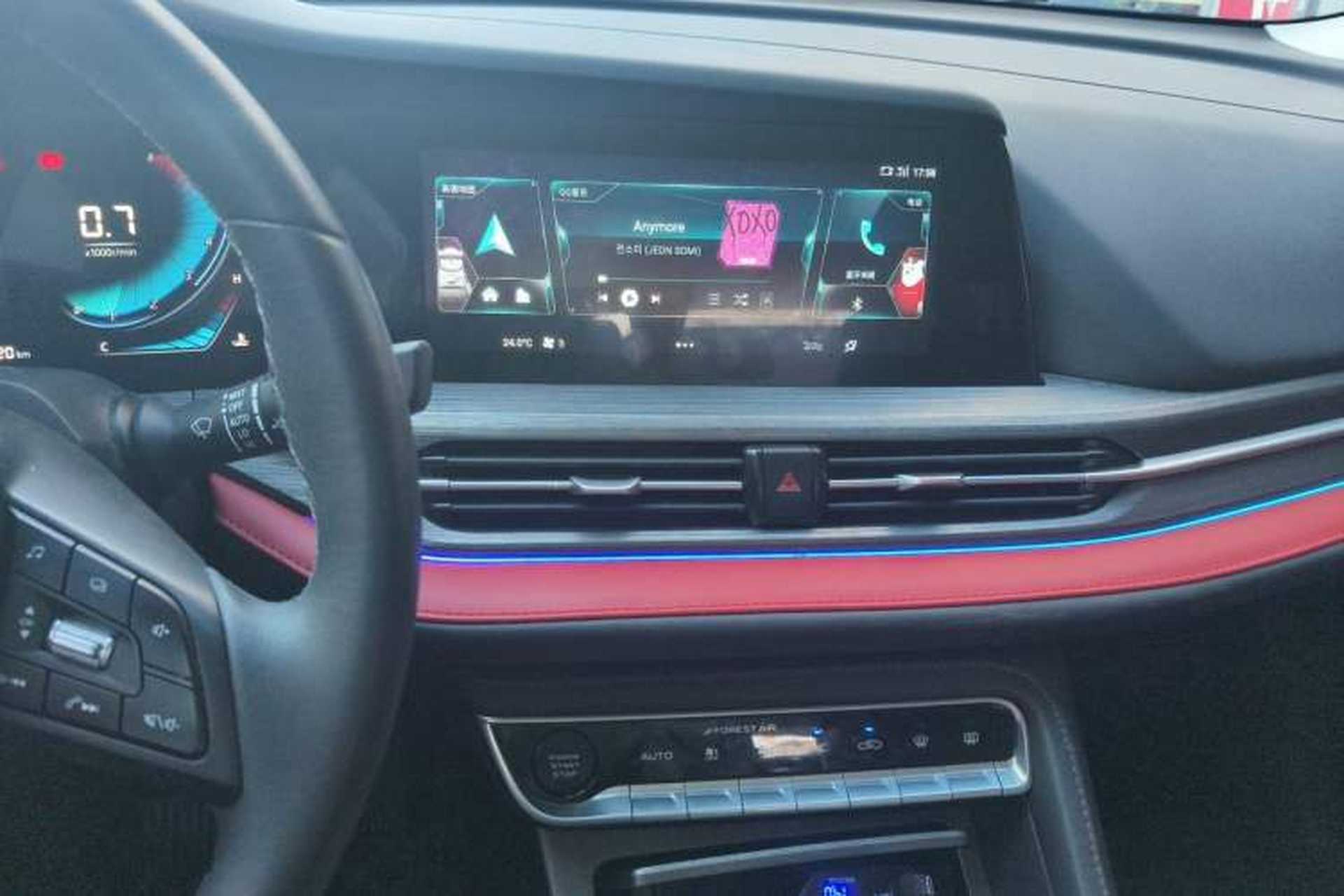 Used CHANGAN CS55PLUS 2021 Blue Whale Edition 1.5T DCT Prestige Model Audio And AC Panel