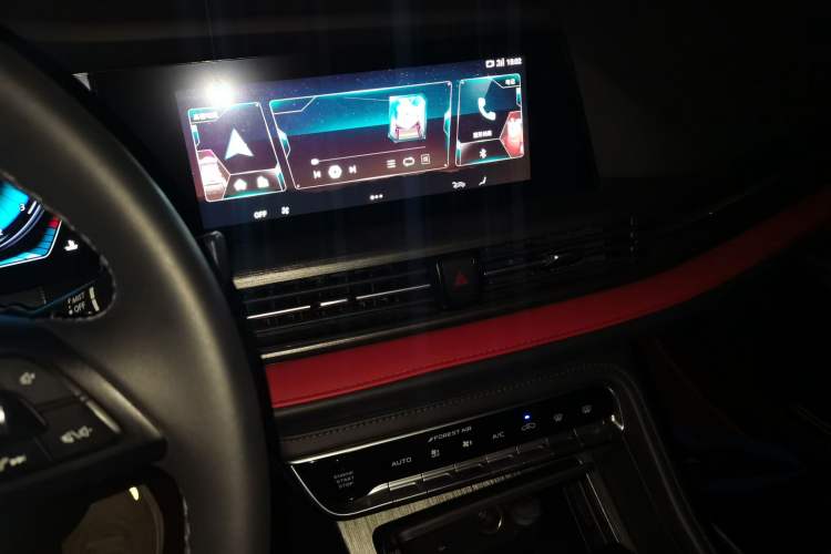 Used CHANGAN CS55PLUS 2021 Blue Whale Edition 1.5T DCT Prestige Model Audio And AC Panel