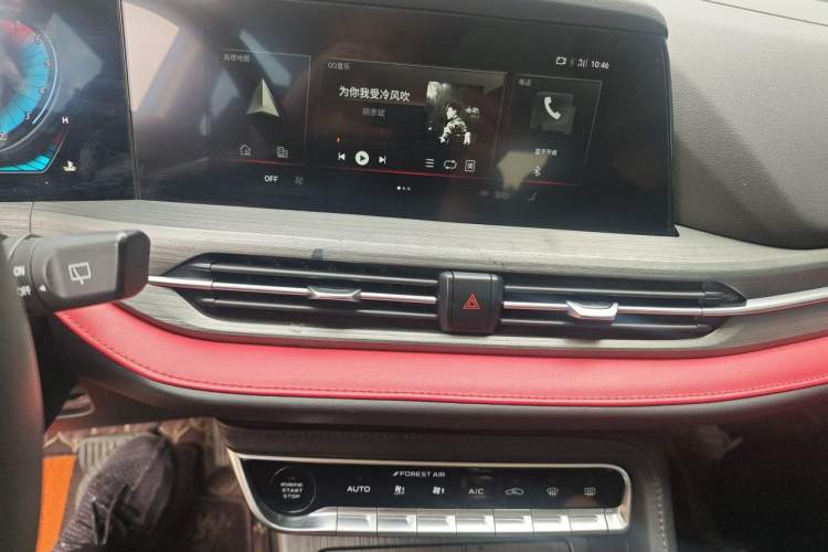 Used CHANGAN CS55PLUS 2021 Blue Whale Edition 1.5T DCT Prestige Model Audio And AC Panel