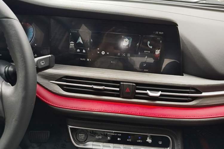 Used CHANGAN CS55PLUS 2021 Blue Whale Edition 1.5T DCT Luxury Model Audio And AC Panel