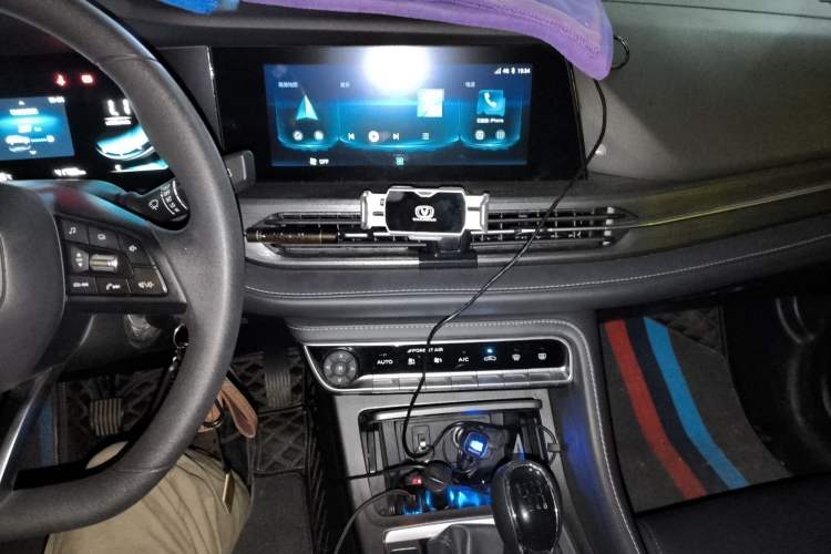 Used CHANGAN CS55PLUS 2021 Blue Whale Edition 1.5T Manual Luxury Model Audio And AC Panel