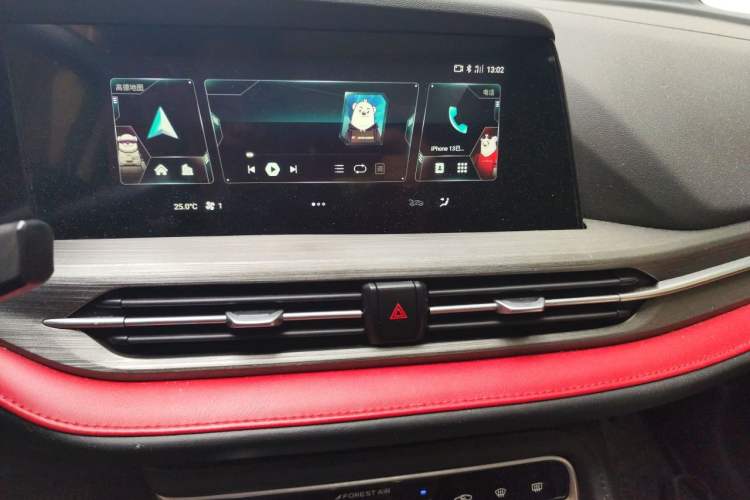 Used CHANGAN CS55PLUS 2021 Blue Whale Edition 1.5T DCT Prestige Model Audio And AC Panel