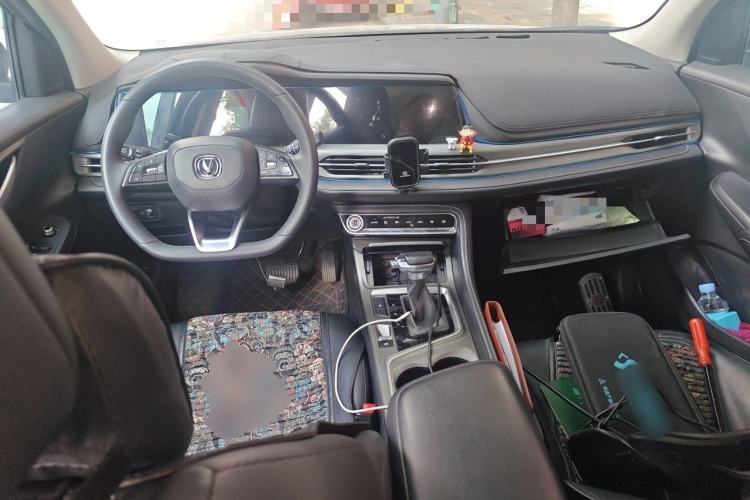 Used CHANGAN CS55PLUS 2021 Blue Whale Edition 1.5T DCT Luxury Model Center Console
