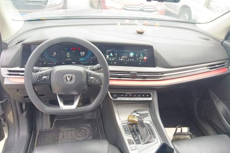 Used CHANGAN CS55PLUS 2021 Blue Whale Edition 1.5T DCT Luxury Model Center Console