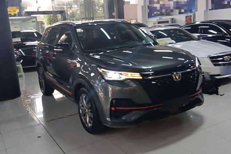 Used CHANGAN CS55PLUS 2021 Blue Whale Edition 1.5T DCT Luxury Model Front Right 45 Deg
