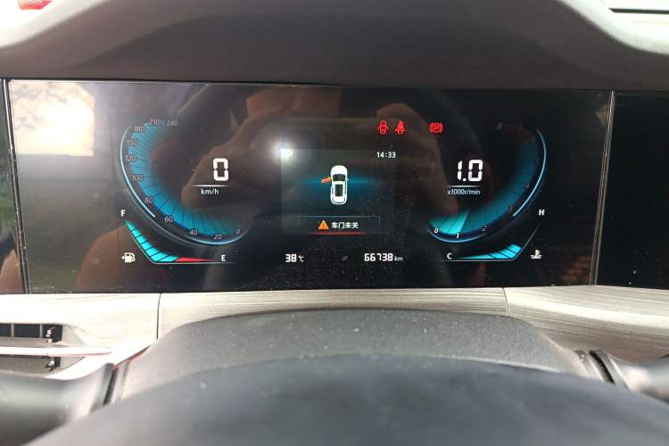 Used CHANGAN CS55PLUS 2021 Blue Whale Edition 1.5T DCT Luxury Model Instrument Cluster