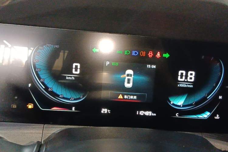 Used CHANGAN CS55PLUS 2021 Blue Whale Edition 1.5T DCT Luxury Model Instrument Cluster