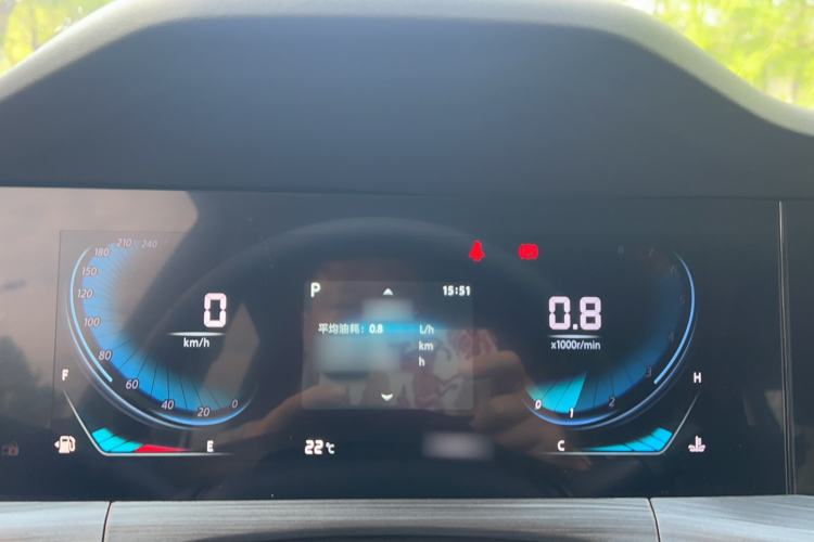 Used CHANGAN CS55PLUS 2021 Blue Whale Edition 1.5T DCT Luxury Model Instrument Cluster