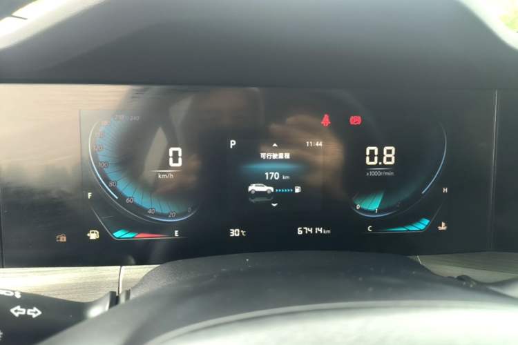 Used CHANGAN CS55PLUS 2021 Blue Whale Edition 1.5T DCT Luxury Model Instrument Cluster