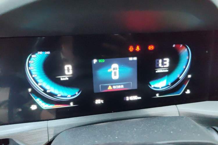 Used CHANGAN CS55PLUS 2021 Blue Whale Edition 1.5T DCT Luxury Model Instrument Cluster