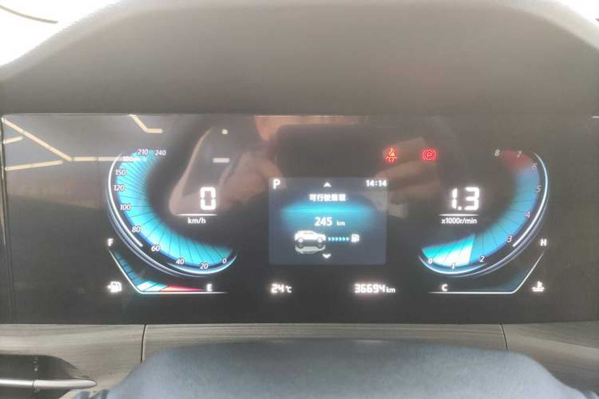 Used CHANGAN CS55PLUS 2021 Blue Whale Edition 1.5T DCT Luxury Model Instrument Cluster