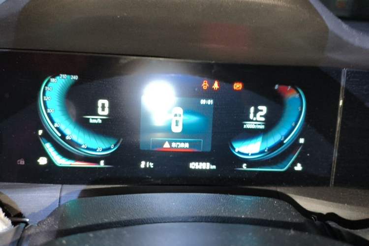Used CHANGAN CS55PLUS 2021 Blue Whale Edition 1.5T DCT Luxury Model Instrument Cluster