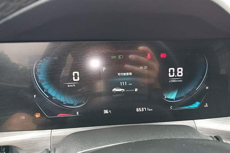 Used CHANGAN CS55PLUS 2021 Blue Whale Edition 1.5T DCT Luxury Model Instrument Cluster