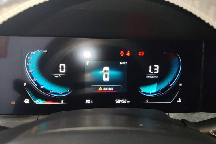 Used CHANGAN CS55PLUS 2021 Blue Whale Edition 1.5T DCT Luxury Model Instrument Cluster