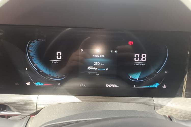 Used CHANGAN CS55PLUS 2021 Blue Whale Edition 1.5T DCT Prestige Model Instrument Cluster