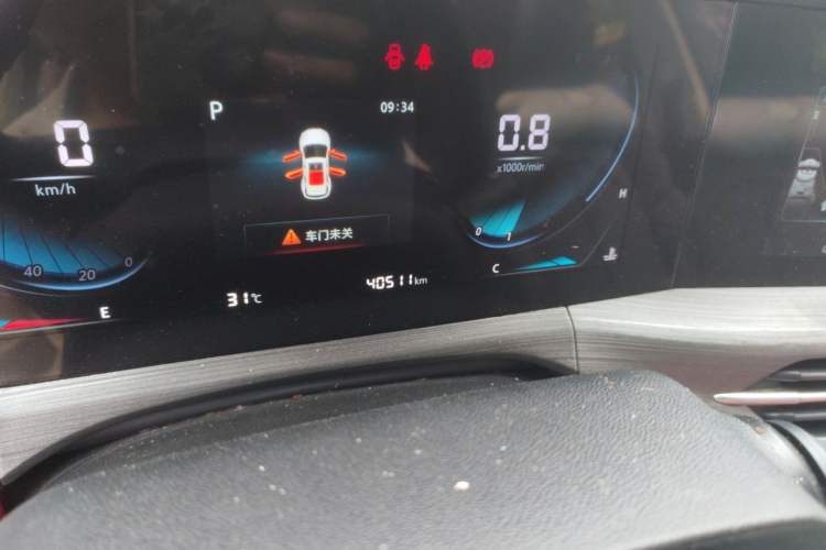Used CHANGAN CS55PLUS 2021 Blue Whale Edition 1.5T DCT Prestige Model Odometer Close Up